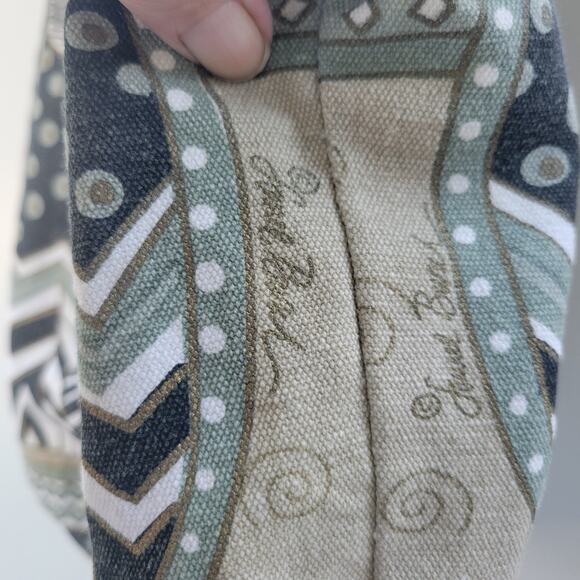 Laurel Burch 3 cat Canvas Tote shoulder Bag tan black white vintage 1990's Women - Picture 6 of 10